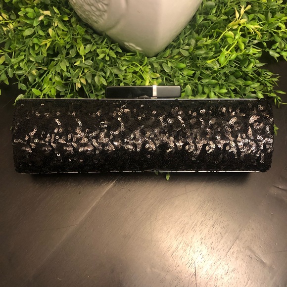 COPY - Bebé black Sequin Clutch - Picture 2 of 5